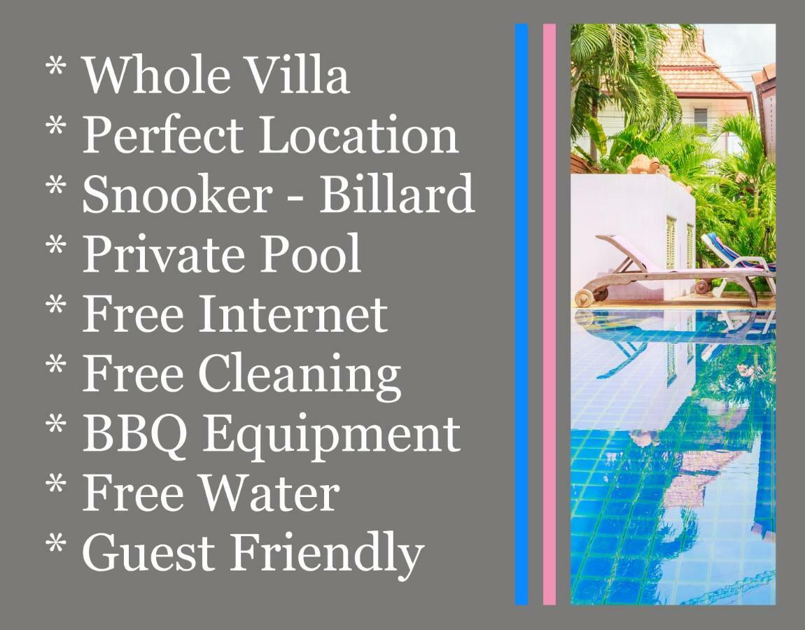 Corner Villa - Pattaya Holiday House Walking Street 4 Bedrooms Екстериор снимка